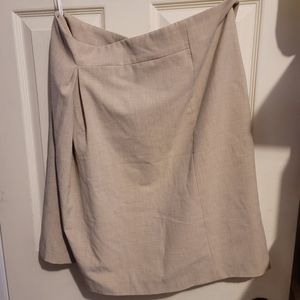 Calvin Klein beige skirt size 14